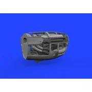 P-38J right engine PRINT 1/48 TAMIYA - Eduard Accessories 648982