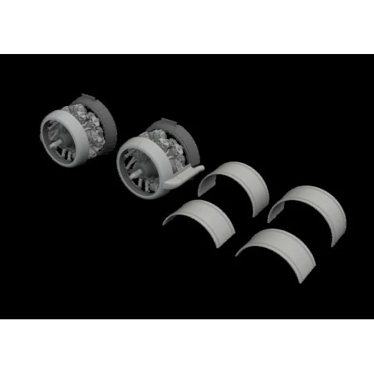Beaufort Mk.I engines PRINT ICM, 1/48 - Eduard Accessories 648983