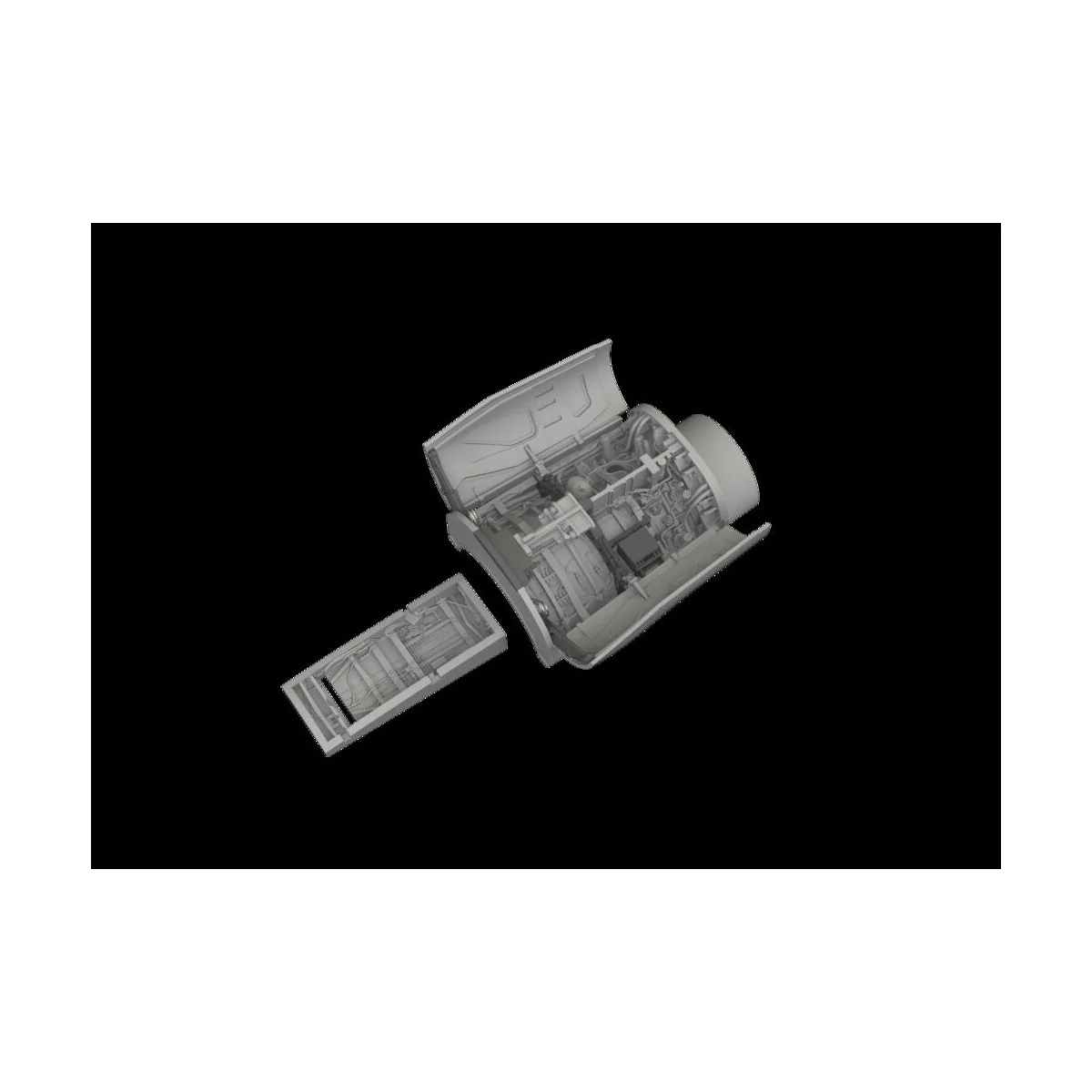 F-16C wheel bays late PRINT KINETIC, 1/48 - Eduard Accessories 648984 F-16C wheel bays late PRINT KINETIC, 1/48 - Eduard Accessories 648984