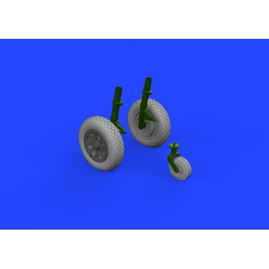 F4U wheels 1/48 MAGIC FACTORY - Eduard Accessories 648985