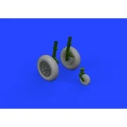 F4U wheels 1/48 MAGIC FACTORY, 1/48 - Eduard Accessories 648985