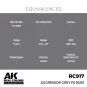 Real Colors: Aggressor Grey FS 36251 17 ml. - AK Interactive RC917