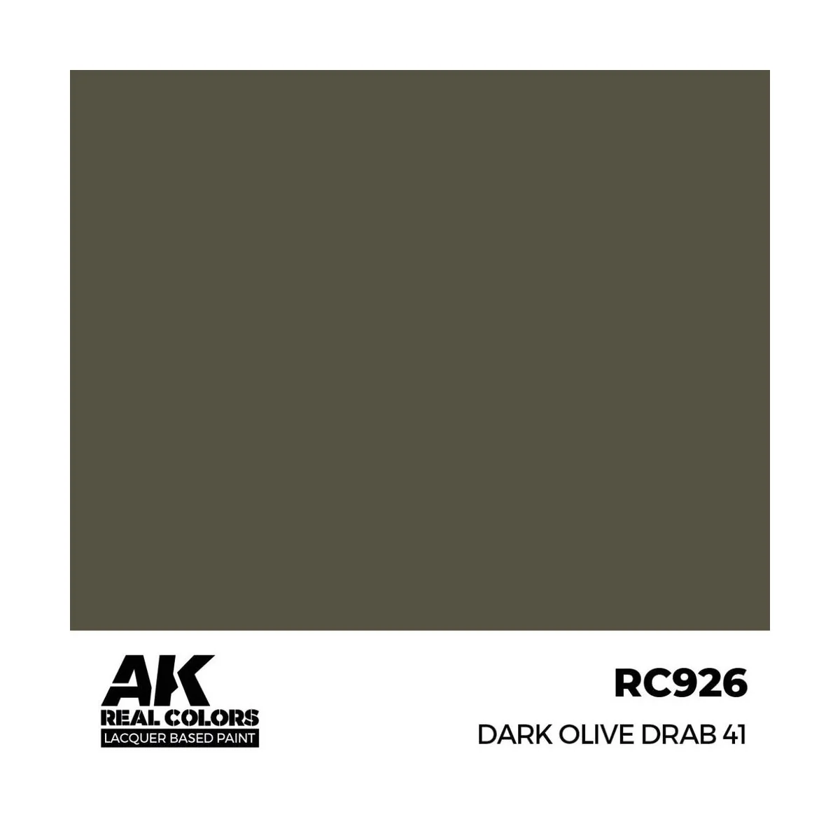 Real Colors: Dark Olive Drab 41 17 ml. - AK Interactive RC926