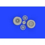 F4U wheels 1/48 MAGIC FACTORY - Eduard Accessories 648985