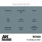Real Colors: M-485 Blue Grey 17 ml. - AK Interactive RC923