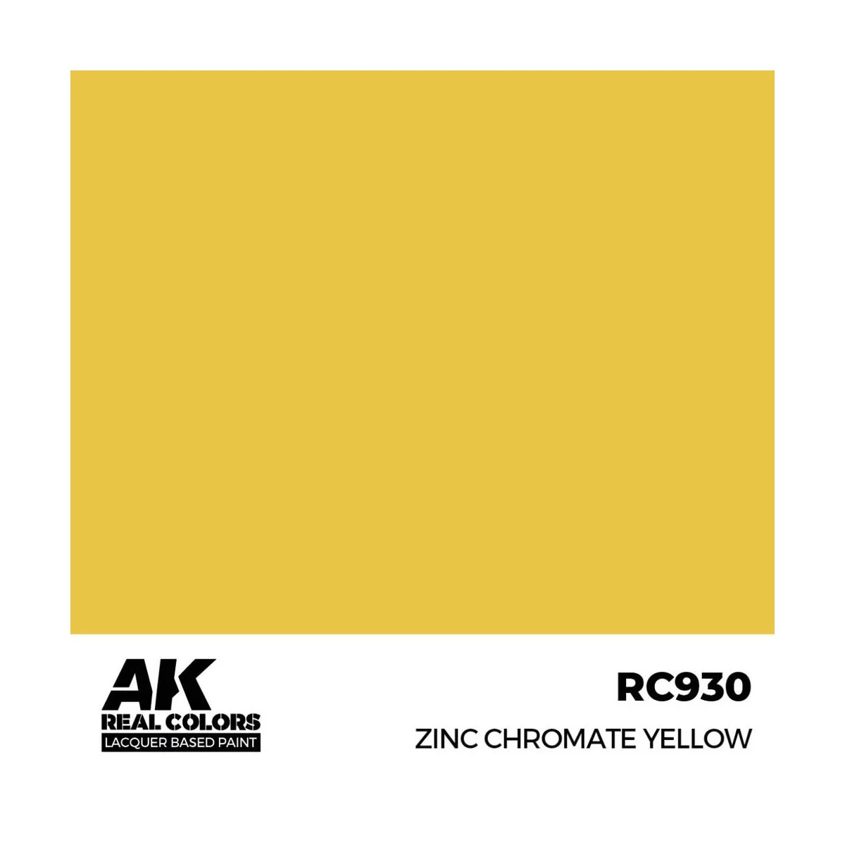 Real Colors: Zinc Chromate Yellow 17 ml. - AK Interactive RC930