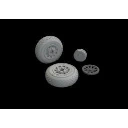 P-51B/C wheels diamond tread EDUARD - Eduard Accessories 648986