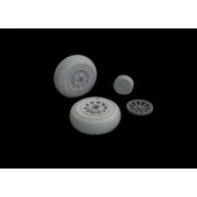 P-51B/C wheels diamond tread EDUARD - Eduard Accessories 648986