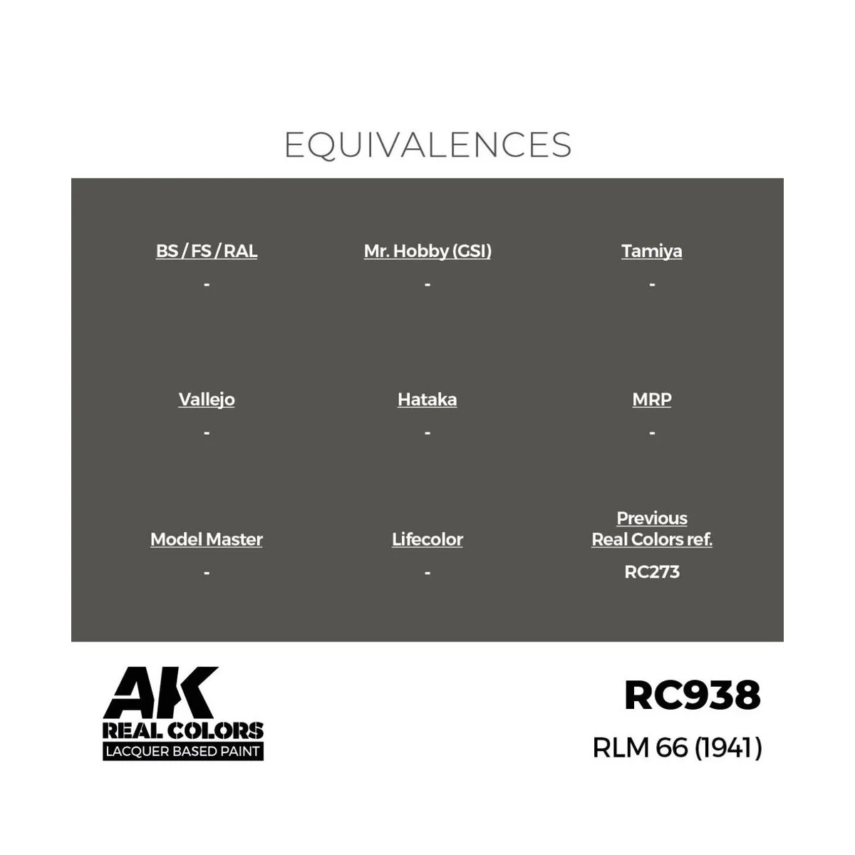 Real Colors: RLM 66 (1941) 17 ml. - AK Interactive RC938