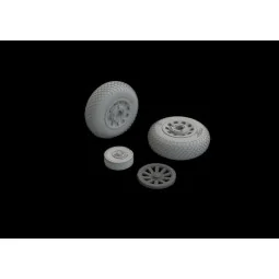 P-51B/C wheels cross tread EDUARD - Eduard Accessories 648988