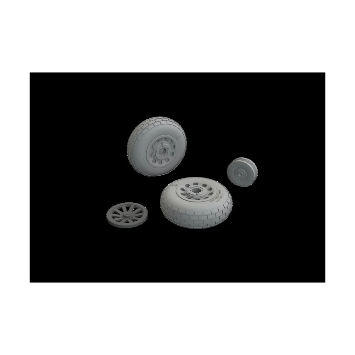 P-51B/C wheels block tread EDUARD - Eduard Accessories 648989