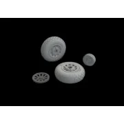 P-51B/C wheels block tread EDUARD, 1/48 - Eduard Accessories 648989 P-51B/C wheels block tread EDUARD, 1/48 - Eduard Accessories 648989