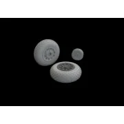P-51B/C wheels diamond tread 2 EDUARD - Eduard Accessories 648990