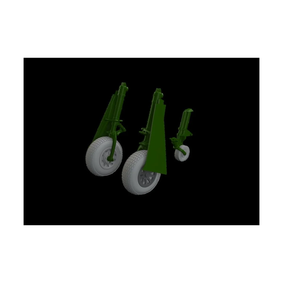 P-51B/C wheels block tread 2 EDUARD, 1/48 - Eduard Accessories 648991