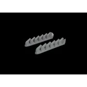 P-51B/C exhaust stacks EDUARD, 1/48 - Eduard Accessories 648992 P-51B/C exhaust stacks EDUARD, 1/48 - Eduard Accessories 648992