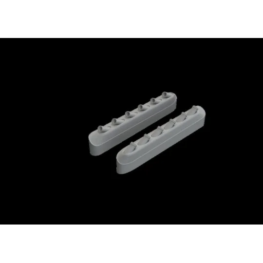 P-51B/C exhaust stacks w/fairing EDUARD, 1/48 - Eduard Accessories ...