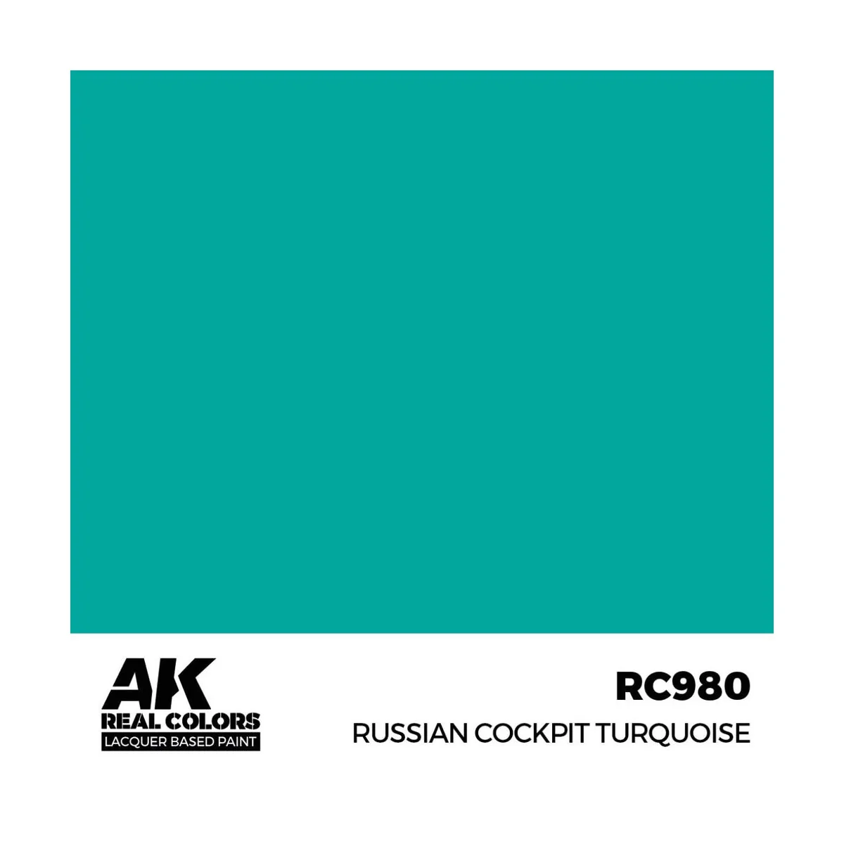 Real Colors: Russian Cockpit Torquoise 17ml. - AK Interactive RC980
