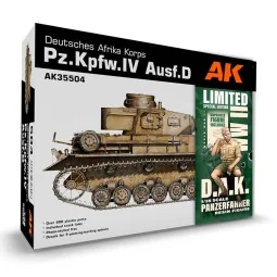 PZ.KPFW.IV AUSF.D AFRIKA KORPS+DAK PANZERFAHRER, 1/35 - AK Interact...