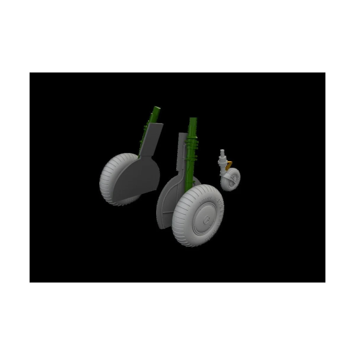 Bf 108 wheels EDUARD, 1/48 - Eduard Accessories 648999