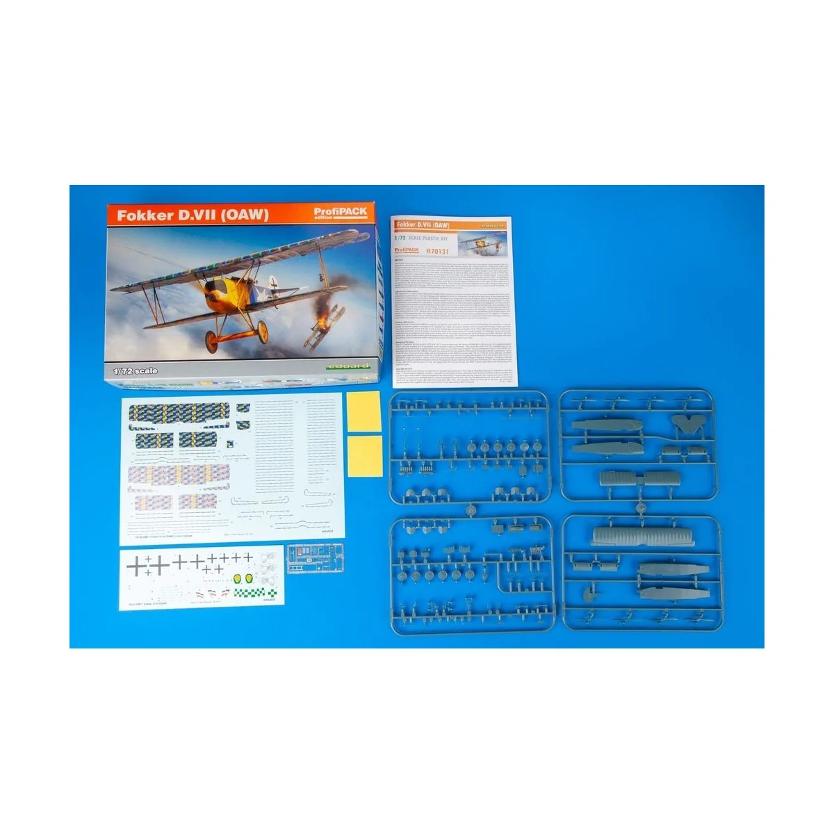 Fokker D.VII (OAW), Profipack, 1/72 - Eduard Plastic Kits 70131 Fokker D.VII (OAW), Profipack, 1/72 - Eduard Plastic Kits 70131