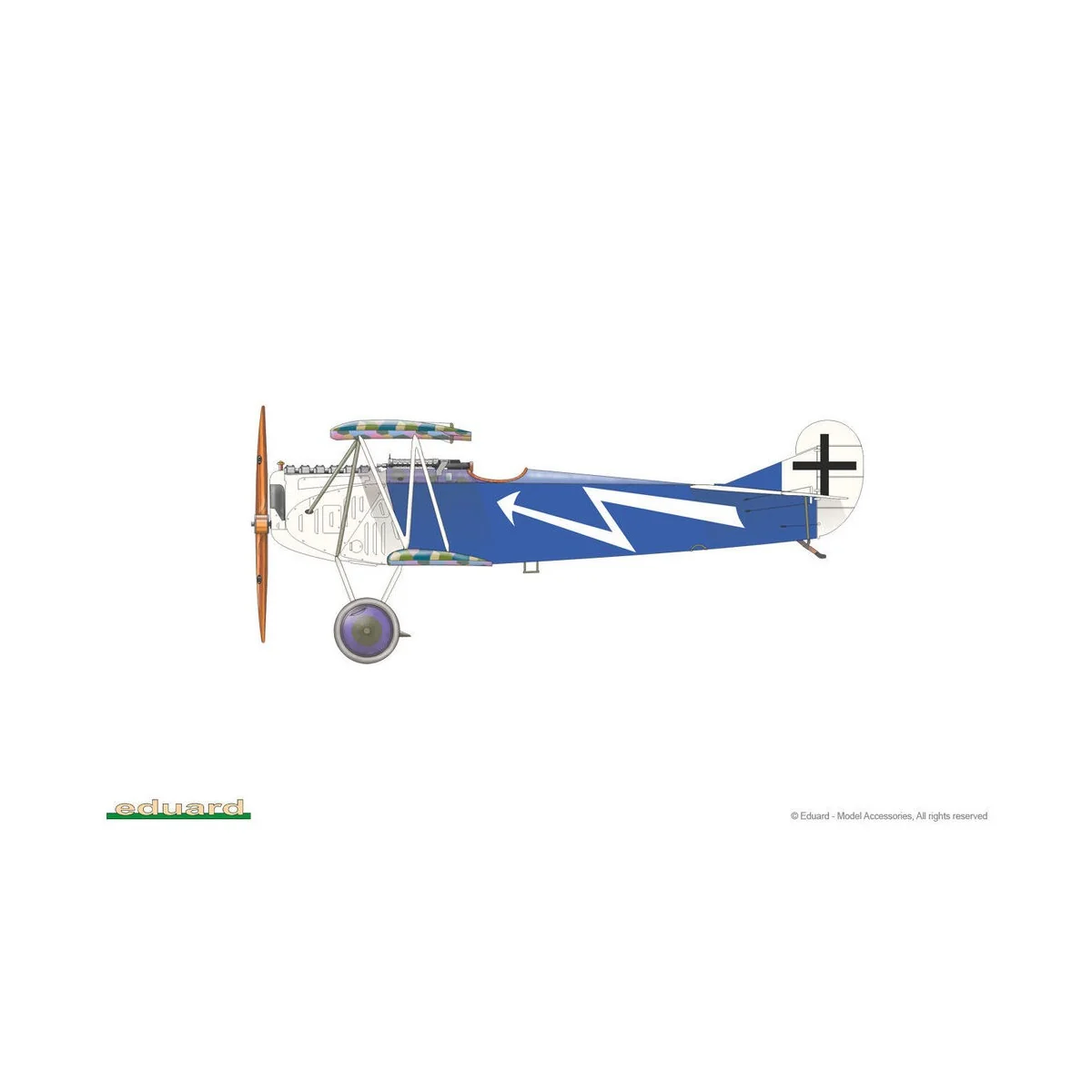 Fokker D.VII (OAW), Profipack - Eduard Plastic Kits 70131