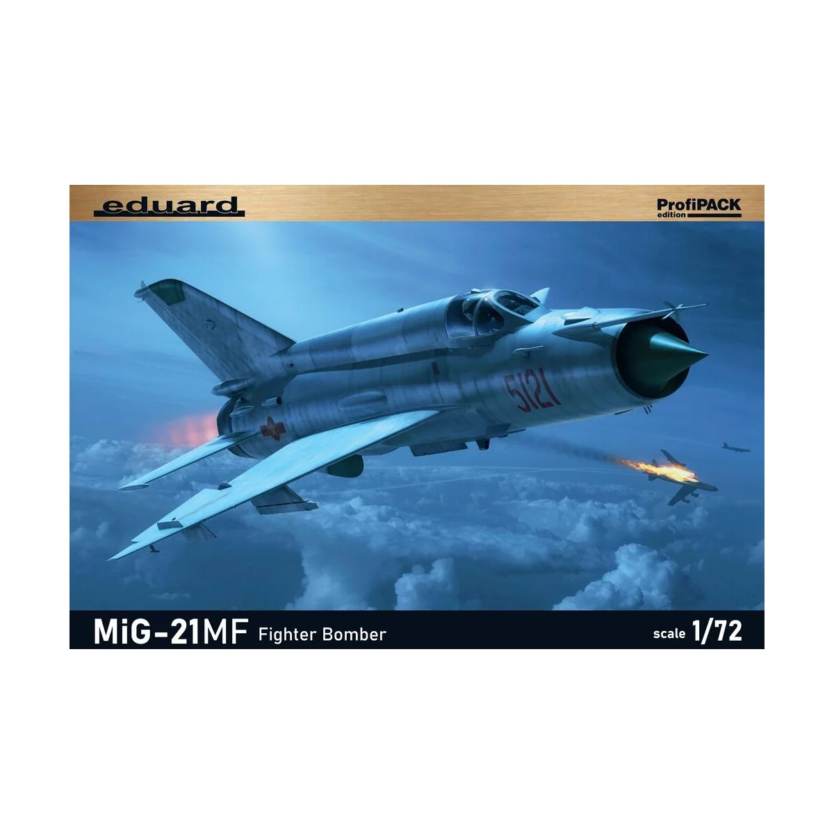 MiG-21MF Fighter Bomber 1/72 Profipack - Eduard Plastic Kits 70142