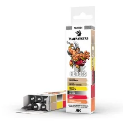 PLAYMARKERS SET - HEROES (6 ref.) - AK Interactive AKM101