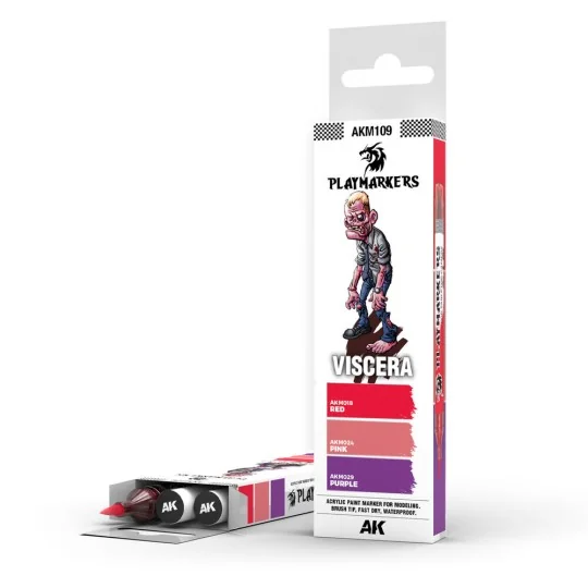 PLAYMARKERS SET - VISCERA (3 ref.) - AK Interactive AKM109