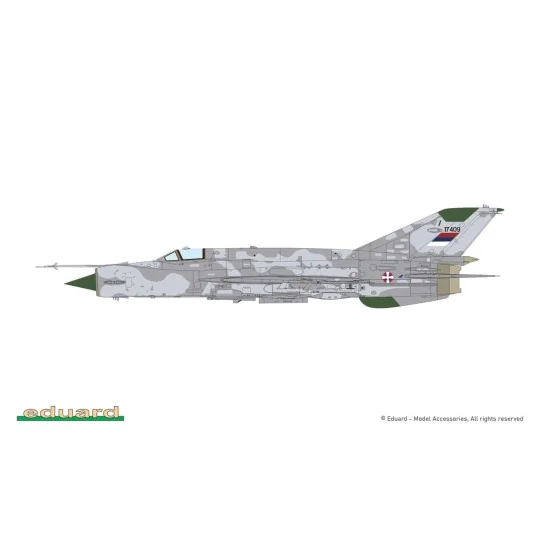 MiG-21bis, 1/72 - Eduard Plastic Kits 70146