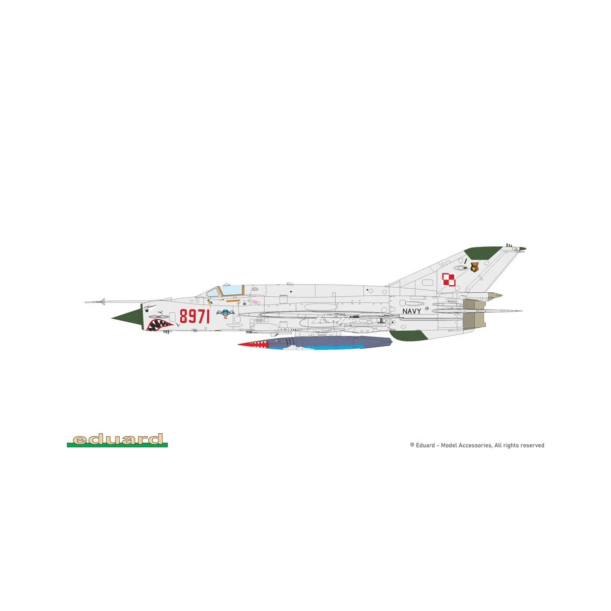 MiG-21bis, 1/72 - Eduard Plastic Kits 70146