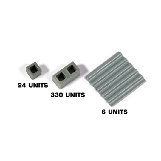 CONCRETE BLOCKS KIT 1/35 Scale, 1/35 - AK Interactive AK35019