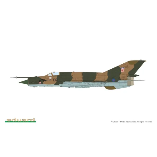 MiG-21bis, 1/72 - Eduard Plastic Kits 70146