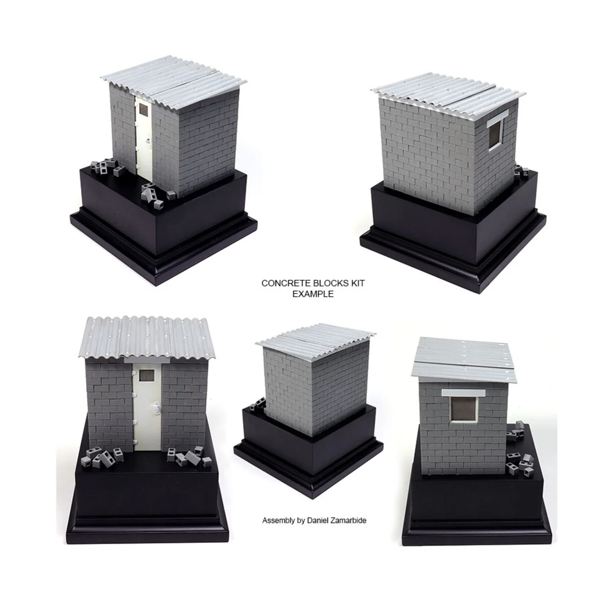 CONCRETE BLOCKS KIT 1/35 Scale, 1/35 - AK Interactive AK35019
