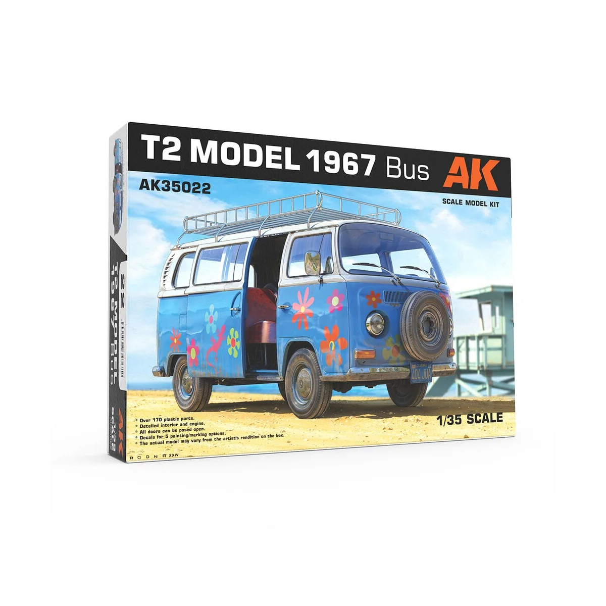T2 Model 1967 BUS 1/35 scale, 1/35 - AK Interactive AK35022