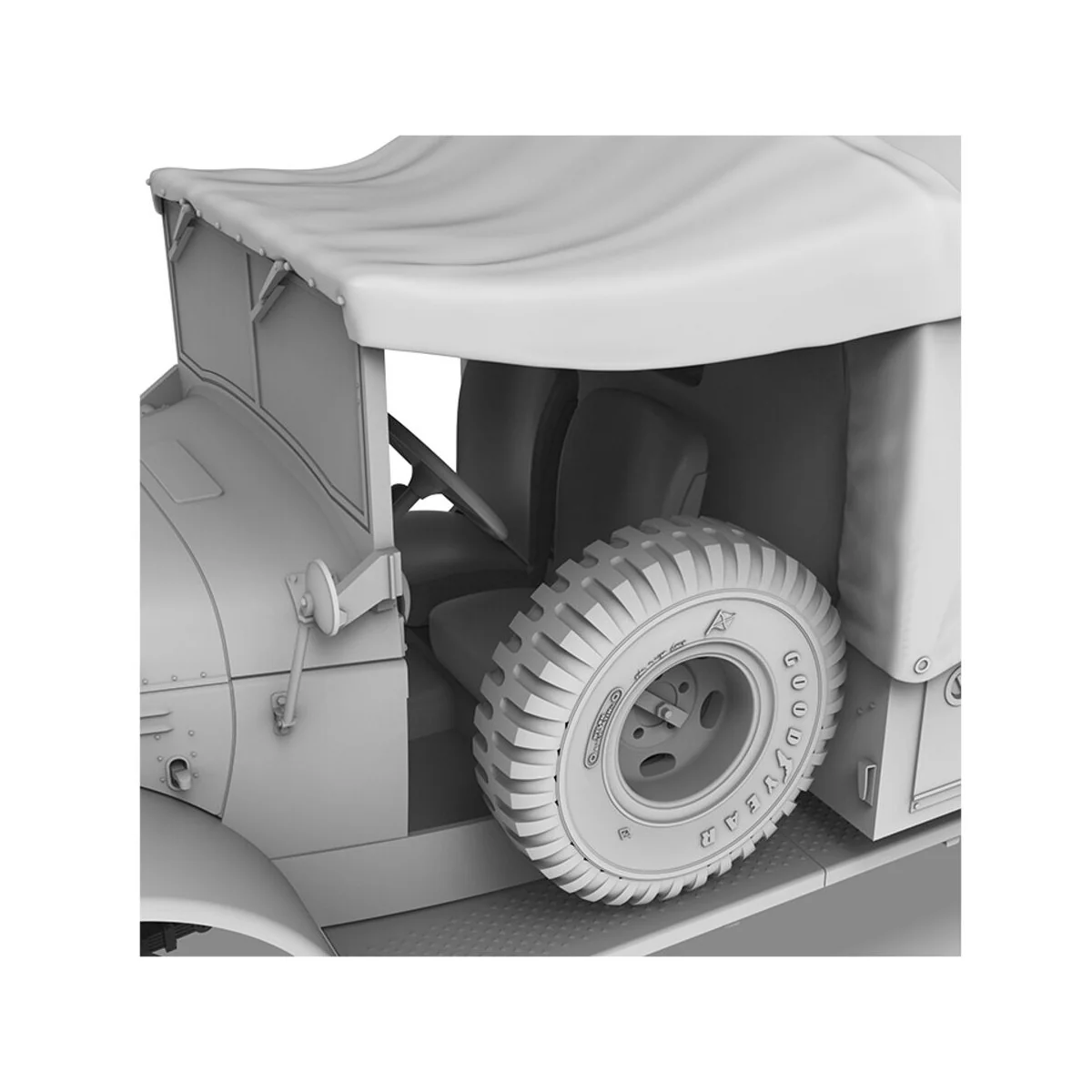 IDF POWER WAGON WM300 w/winch, 1/35 - AK Interactive AK35020