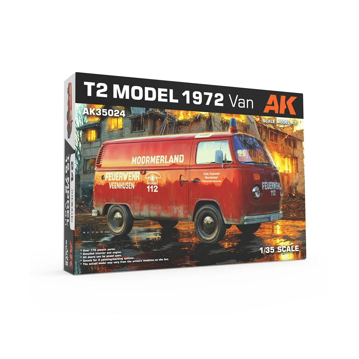 T2 Model 1972 VAN 1/35 scale, 1/35 - AK Interactive AK35024