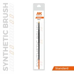 AK SYNTHETIC BRUSH - FLAT 1 - AK Interactive AKB001 2