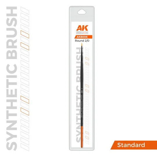 AK SYNTHETIC BRUSH - ROUND 2/0 - AK Interactive AKB006