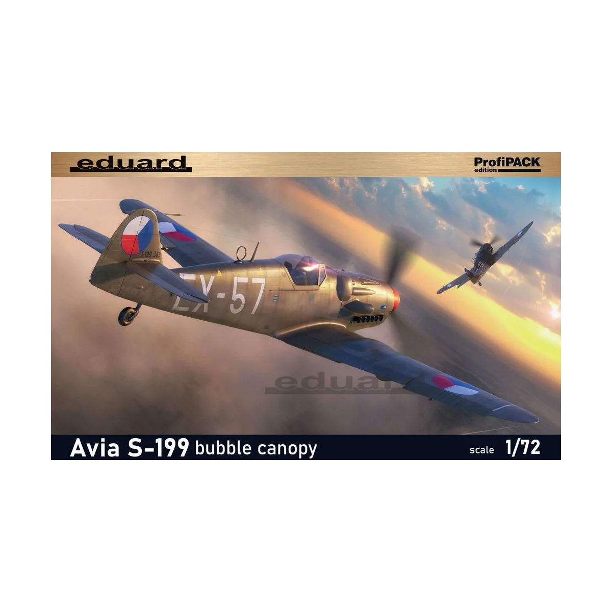 Avia S-199 bubble canopy, 1/72 - Eduard Plastic Kits 70151