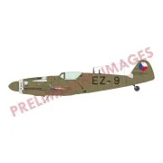 Avia S-199 bubble canopy, 1/72 - Eduard Plastic Kits 70151