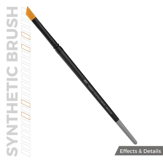 AK SYNTHETIC BRUSH - ANGULAR - AK Interactive AKB010