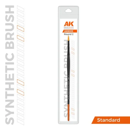 AK SYNTHETIC BRUSH - ROUND 2 - AK Interactive AKB009