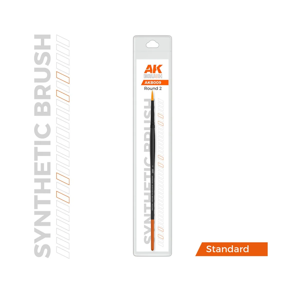 AK SYNTHETIC BRUSH - ROUND 2 - AK Interactive AKB009