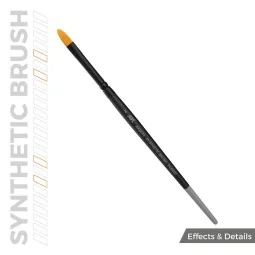 AK SYNTHETIC BRUSH - FILBERT 2 - AK Interactive AKB014 2
