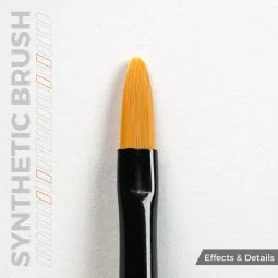 AK SYNTHETIC BRUSH - FILBERT 4 - AK Interactive AKB015 2