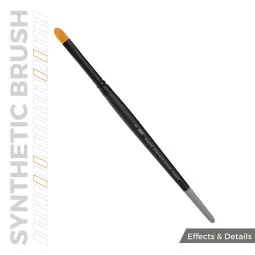 AK SYNTHETIC BRUSH - FILBERT 6 - AK Interactive AKB016 2