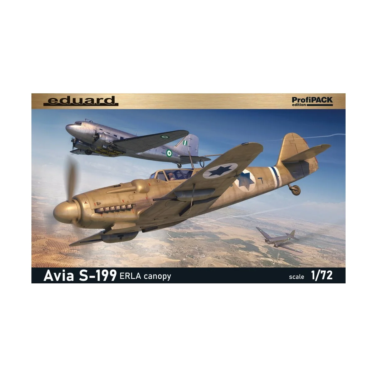 Avia S-199 ERLA canopy  Profipack - Eduard Plastic Kits 70152