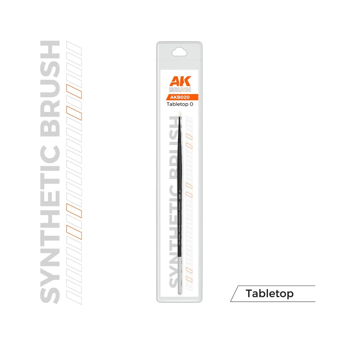 AK SYNTHETIC TABLETOP BRUSH - 0 - AK Interactive AKB020