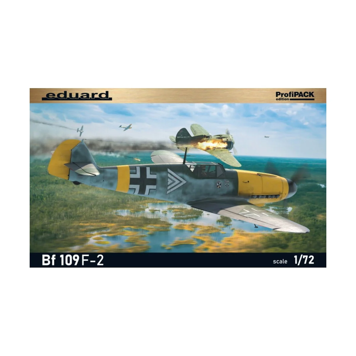 Bf 109F-2 1/72 Profipack - Eduard Plastic Kits 70154