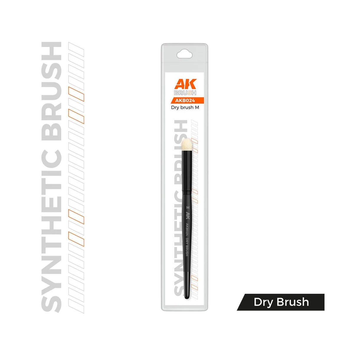 AK SYNTHETIC DRY BRUSH - M - AK Interactive AKB024